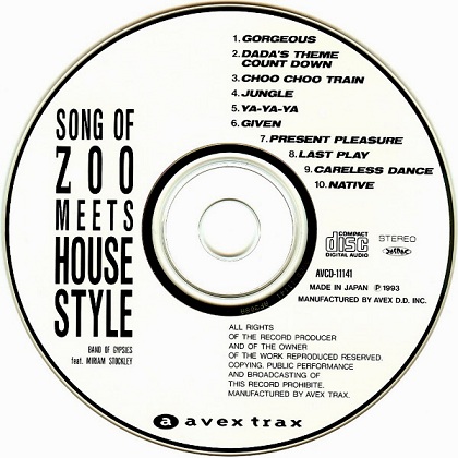 Band Of Gypsies Feat. Miriam Stockley - Song Of Zoo Meets House Style 1993 - Cd.jpeg